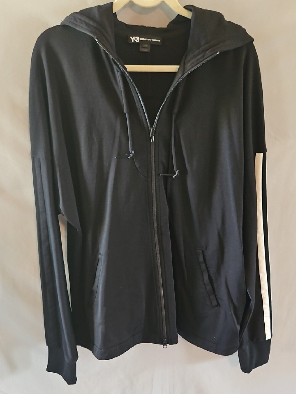 Y-3 Black Zip Hoodie